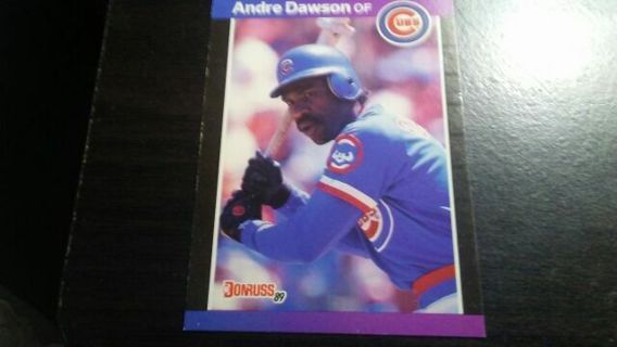 1989 DONRUSS ANDRE DAWSON CHICAGO CUBS BASEBALL CARD# 167