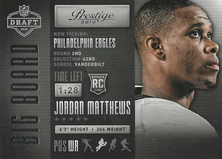 2014 Panini Prestige Draft Big Board Jordan Matthews RC #12