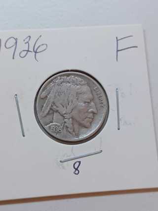1936 Buffalo Nickel! 29.8
