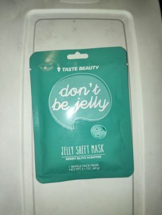 Taste Beauty Don't Be Jelly Face Mask (Berry Blitz Scented)