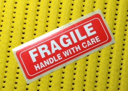 60 FRAGILE Stickers