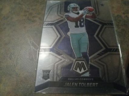 2022 PANINI MOSAIC ROOKIE JALEN TOLBERT DALLAS COWBOYS FOOTBALL CARD# 326