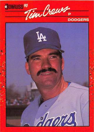 Tim Crews 1990 Donruss Los Angeles Dodgers