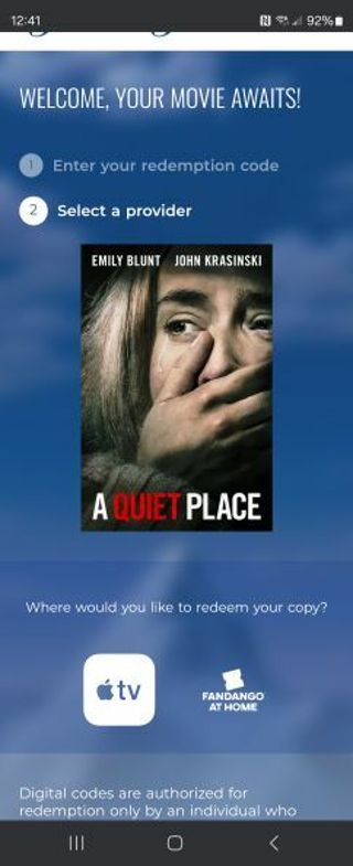 Quiet place digital 4k