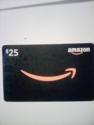 Amazon e-gift card for $25.00