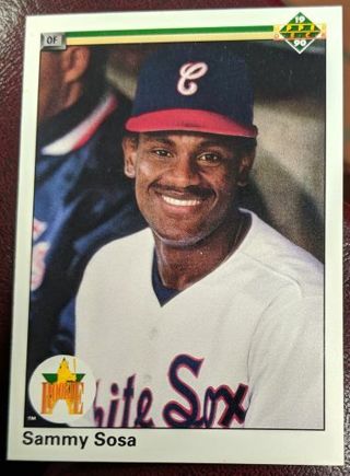 SAMMY SOSA ROOKIE CARD