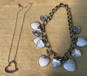 Two Heart Necklaces 