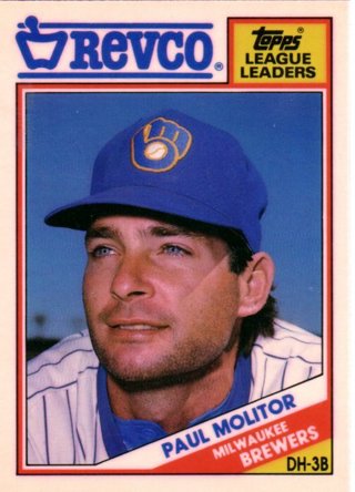 1988 Topps Revco Paul Molitor