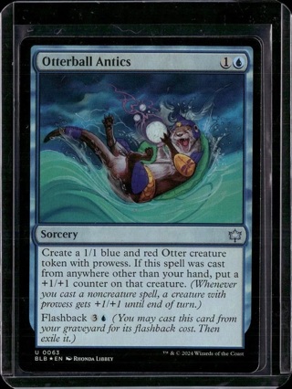 Otterball Antics - 63 - Foil - BLB - NM - MTG Magic the Gathering