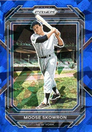 2023 Panini Prizm Moose Skowron Blue Ice