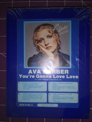 Ava Barber You're Gonna Love Love 8 Track Tape Cartridge Sealed