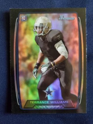 2013 Bowman Rainbow Black Rookie Terrance Williams