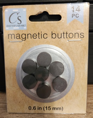 NEW - Crafter's Square - Magnetic Buttons - 14 pieces