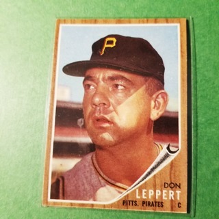 1962 - TOPPS BASEBALL CARD NO. 36 - DON LEPPERT - PIRATES