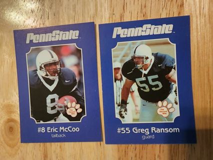 2 Penn State cards