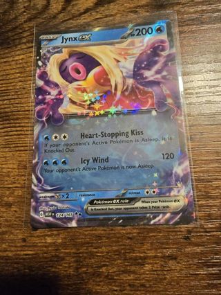 Pokemon Jynx EX 124/165 double rare card