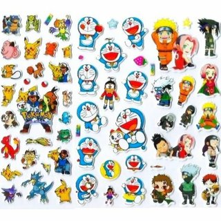 Anime Variety Pack NEW JAPANESE Manga Pop Up BUBBLE Stickers Vibrant Detailed CHIBI FREE SHIPPING