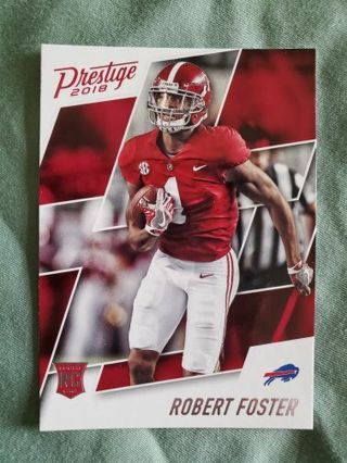 2018 Panini Prestige Rookie Robert Foster