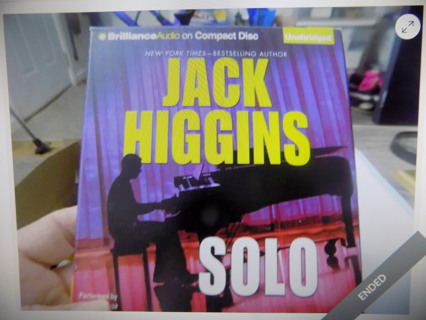 Audio Book on compact disc Solo by jack Higgens unabridged like new conditon