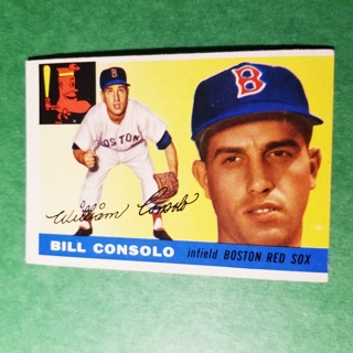 1955 - TOPPS BASEBALL CARD NO. 207 - BILL CONSOLO - RED  SOX - BV= $30