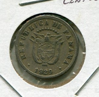 1929 Panama 5 Centesimos