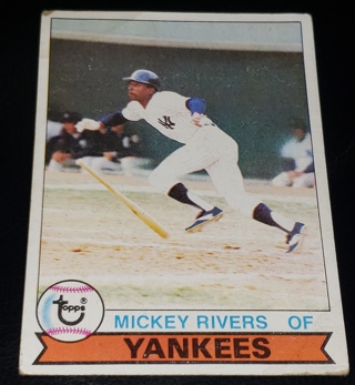 1979 ⚾ Topps Mickey Rivers # 60 ⚾ New York Yankees