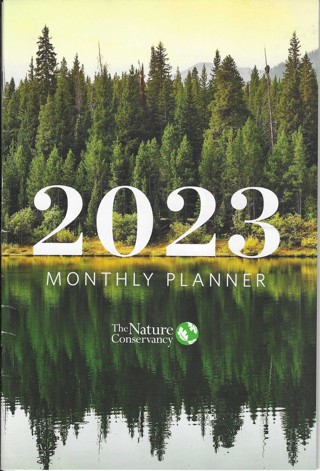 2023 Planner Calendar - Nature Conservatory - 12 months - 9 x 6 inches (L26)