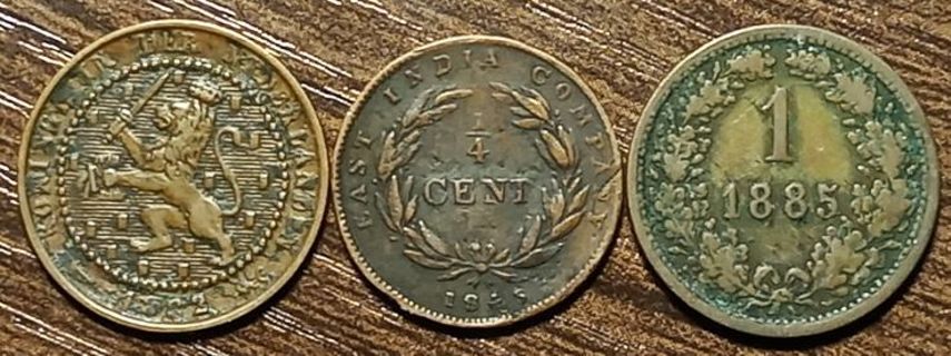 1800's Vintage Europe Coins Full bold dates!