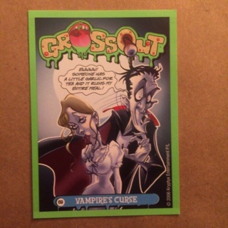 2006 Upper Deck Grossout Trading Card | VAMPIRE'S CURSE (Card # 69)