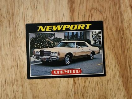 76 Topps Chrysler Newport