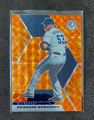 Brandon Woodruff ORANGE PRIZM