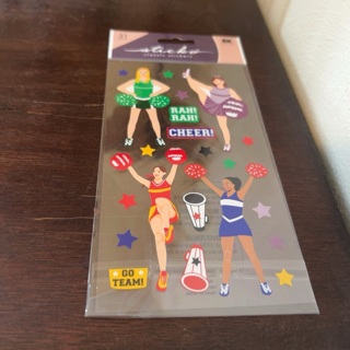 Sticko cheerleader stickers 