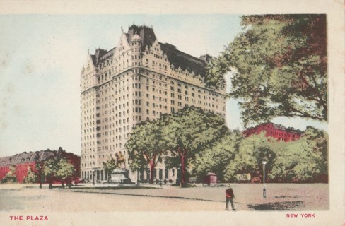 Vintage Unused Postcard: d: The Plaza, New York