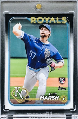 Alec Marsh RC - 2024 Topps #163 - Kansas City Royals [AA176]