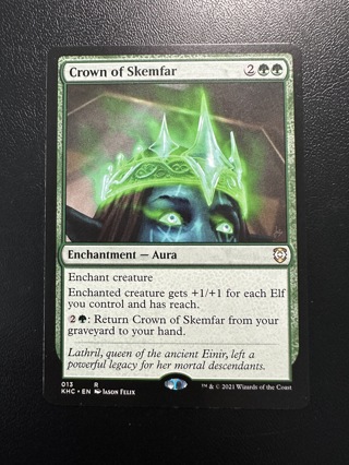 Crown of Skemfar MTG Magic the Gathering Zendikar Commander Rare Card