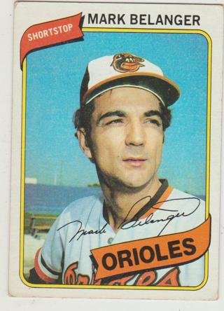 1980 Topps Mark Belanger Baltimore Orioles #425
