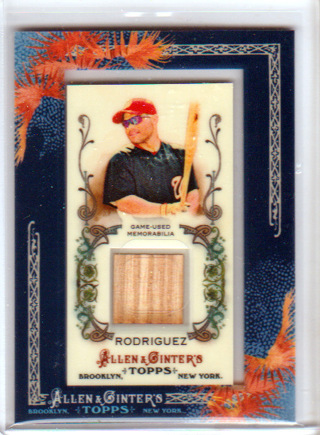 Ivan Rodriguez, 2011 Topps A&G BAT RELIC Framed Mini Card #AGR-IR, Washington Nationals, (L2