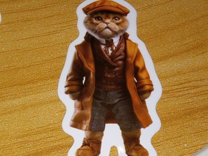 Cat Cute one new vinyl sticker no refunds regular mail only win 2 or more get bonus