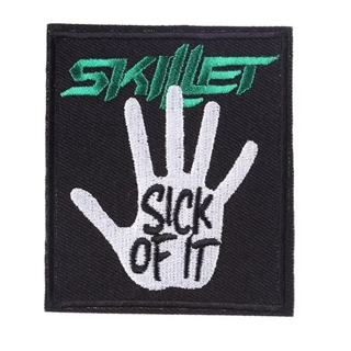 1 New SKILLET Band Patch Adhesive IRON ON Applique Badge FREE SHIPPING