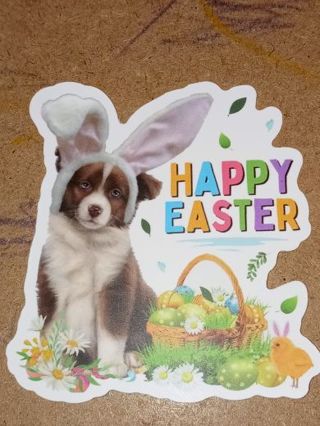 Easter New Cute vinyl sticker no refunds regular mail only Very nice quality!