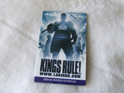 2005-06 Los Angeles Kings Hockey Schedule 