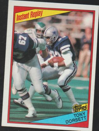 1984 Topps Football # 239 Tony Dorsett Instant Replay Dallas Cowboys