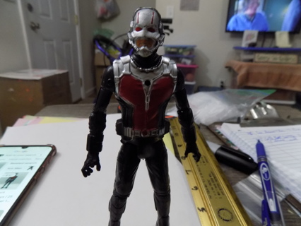 6 1/2 inch tall Ant Man Action Figure silver, red, and black suit