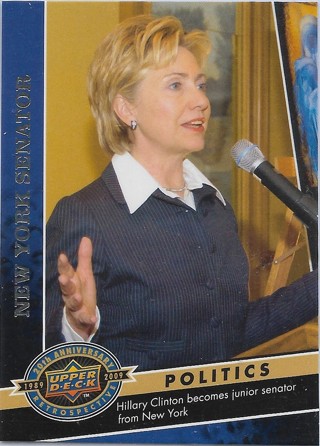 2009 Upper Deck 20th Anniversary #1597 Hillary Clinton