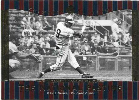 2001 UPPER DECK ERNIE BANKS HALL OF FAMERS CARD