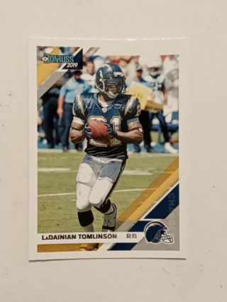 Two San Diego / Los Angeles Chargers Tomlinson & Gordon Football Cards