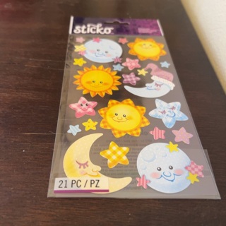 Sticko sun & moon stickers