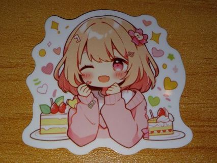 New Cute one vinyl sticker no refunds regular mail only Very nice quality!