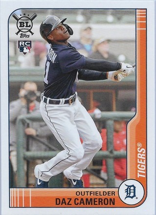 2021 Topps Big League #166 Daz Cameron RC Detroit Tigers