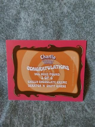 Charlie & The Chocolate Factory mini Trading Card